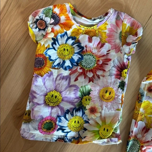 MOLO Happy Flowers Matching Legging Set - Picture 2 of 7